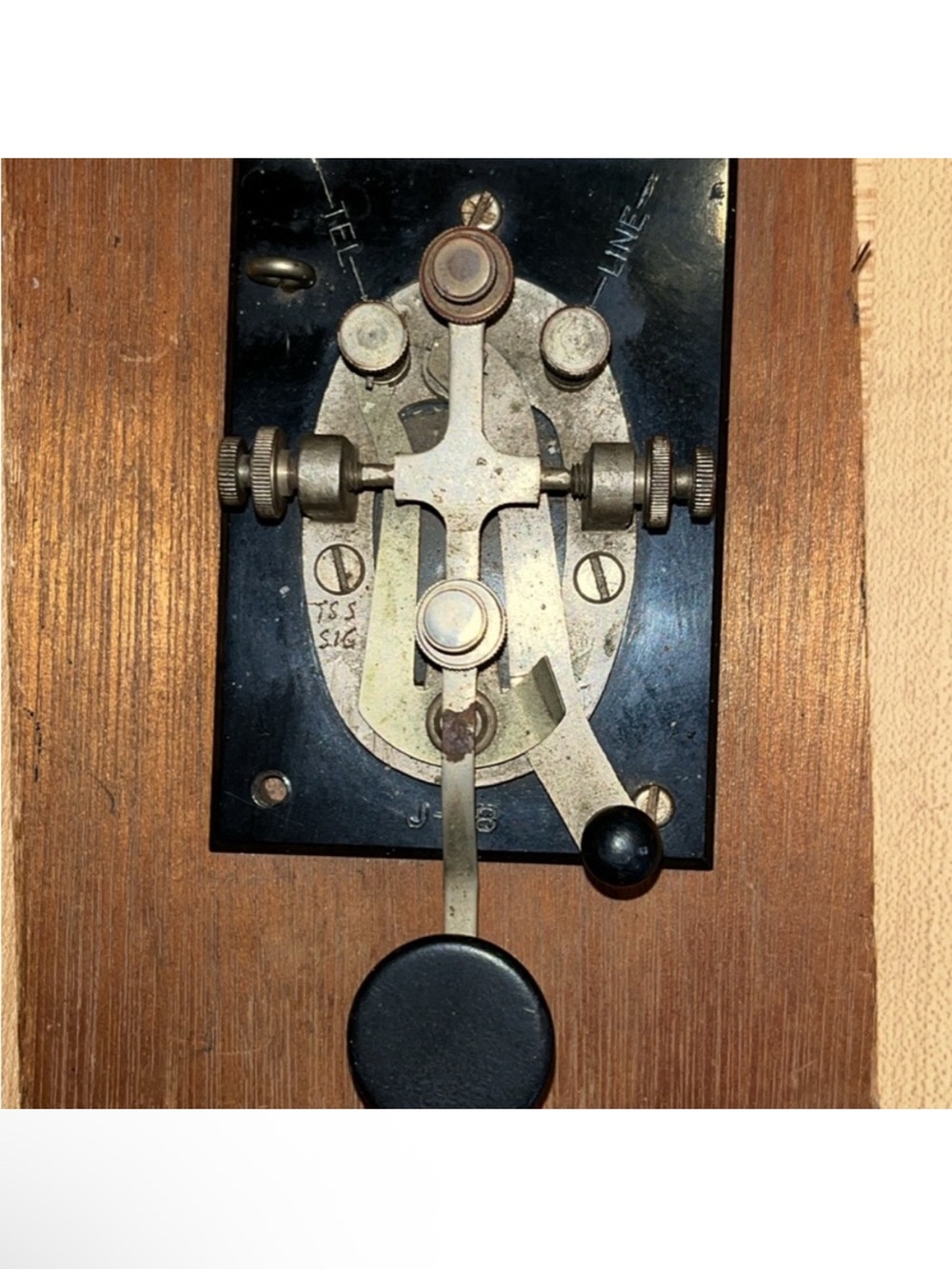 Vintage J-8 Army Signal Telegraph Key & Code Training System Set for Morse Code
